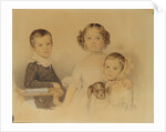 Portrait of the Lanskoy Children, 1839 by Pyotr Fyodorovich Sokolov
