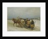 Troika in Winter, 1880s by Pyotr Petrovich Sokolov