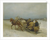 Troika in Winter, 1880s by Pyotr Petrovich Sokolov
