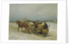 Troika in Winter, 1880s by Pyotr Petrovich Sokolov