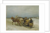 Troika in Winter, 1880s by Pyotr Petrovich Sokolov