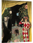 Harlequin and Death, 1918 by Konstantin Andreyevich Somov