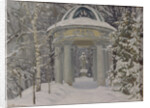 Gazebo at the Naydenov Estate, 1923 by Evgeni Ivanovich Stolitsa