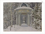 Gazebo at the Naydenov Estate, 1923 by Evgeni Ivanovich Stolitsa