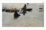 Winter, 1902 by Evgeni Ivanovich Stolitsa