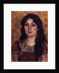 Portrait of the artists wife, 1888 by Vasili Ivanovich Surikov