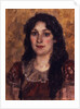 Portrait of the artists wife, 1888 by Vasili Ivanovich Surikov