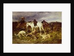 On the Hunting, 1870s by Nikolai Yegorovich Sverchkov