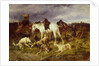 On the Hunting, 1870s by Nikolai Yegorovich Sverchkov
