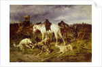 On the Hunting, 1870s by Nikolai Yegorovich Sverchkov