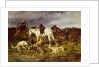 On the Hunting, 1870s by Nikolai Yegorovich Sverchkov