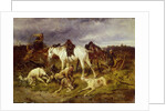 On the Hunting, 1870s by Nikolai Yegorovich Sverchkov