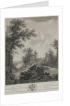View of Connetable Square from the Stone Bridge in Gatchina, 1800 by Ivan Dmitryevich Telegin