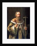 Portrait of Patriarch Filaret of Moscow (Fyodor Nikitich Romanov), Mid of the 19th cen by Nikanor Leontievich Tiutriumov