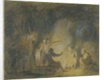 At Campfire, 1806 by Fyodor Petrovich Tolstoy