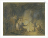 At Campfire, 1806 by Fyodor Petrovich Tolstoy