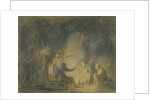 At Campfire, 1806 by Fyodor Petrovich Tolstoy