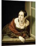 Woman at a window, 1841 by Vasili Andreyevich Tropinin
