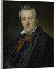 Portrait of the painter Pyotr Fyodorovich Sokolov, 1833 by Vasili Andreyevich Tropinin