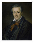 Portrait of the painter Pyotr Fyodorovich Sokolov, 1833 by Vasili Andreyevich Tropinin
