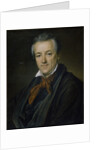 Portrait of the painter Pyotr Fyodorovich Sokolov, 1833 by Vasili Andreyevich Tropinin