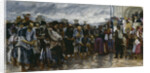 Beggars at the church, 1889 by Ivan Ivanovich Tvorozhnikov