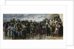 Beggars at the church, 1889 by Ivan Ivanovich Tvorozhnikov