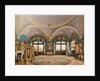 Interiors of the Winter Palace. The Corner Drawing Room of Emperor Nicholas I, Mid of the 19th cen by Konstantin Andreyevich Ukhtomsky