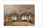Interiors of the Winter Palace. The Corner Drawing Room of Emperor Nicholas I, Mid of the 19th cen by Konstantin Andreyevich Ukhtomsky
