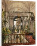 Interiors of the Winter Palace. The Small Winter Garden in the Apartments of Alexandra Fyodorovna, 1870s by Konstantin Andreyevich Ukhtomsky
