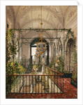 Interiors of the Winter Palace. The Small Winter Garden in the Apartments of Alexandra Fyodorovna, 1870s by Konstantin Andreyevich Ukhtomsky
