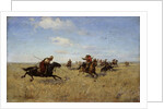 Fight between Dnieper Cossacks and Tatars, 1892 by Sergei Ivanovich Vasilkovsky
