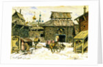 Old Moscow. The Wooden City, 1902 by Appolinari Mikhaylovich Vasnetsov