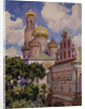 Clouds and Golden Domes. The Simonov Monastery, 1927 by Appolinari Mikhaylovich Vasnetsov
