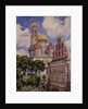 Clouds and Golden Domes. The Simonov Monastery, 1927 by Appolinari Mikhaylovich Vasnetsov