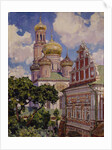 Clouds and Golden Domes. The Simonov Monastery, 1927 by Appolinari Mikhaylovich Vasnetsov