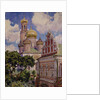 Clouds and Golden Domes. The Simonov Monastery, 1927 by Appolinari Mikhaylovich Vasnetsov