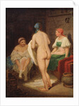 In steam bath, End 1820s by Alexei Gavrilovich Venetsianov