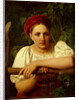 A Peasant Girl of Tver Region, 1840 by Alexei Gavrilovich Venetsianov