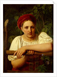 A Peasant Girl of Tver Region, 1840 by Alexei Gavrilovich Venetsianov
