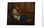 Girl on a hay mattress by Alexei Gavrilovich Venetsianov