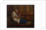 Girl on a hay mattress by Alexei Gavrilovich Venetsianov