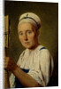 The spinner, 1830s by Alexei Gavrilovich Venetsianov