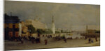Bolshoy Kamenny Bridge in Moscow by Pyotr Petrovich Vereshchagin