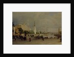 Bolshoy Kamenny Bridge in Moscow by Pyotr Petrovich Vereshchagin