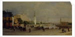 Bolshoy Kamenny Bridge in Moscow by Pyotr Petrovich Vereshchagin