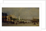 Bolshoy Kamenny Bridge in Moscow by Pyotr Petrovich Vereshchagin