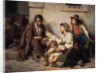 Family visiting a prisoner, 1868 by Vasili Petrovich Vereshchagin