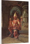 A Vishnu statue in the Indra temple, 1874 by Vasili Vasilyevich Vereshchagin