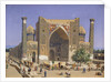 The Sherdar Madrasah at the Registan Square in Samarkand, 1869-1870 by Vasili Vasilyevich Vereshchagin